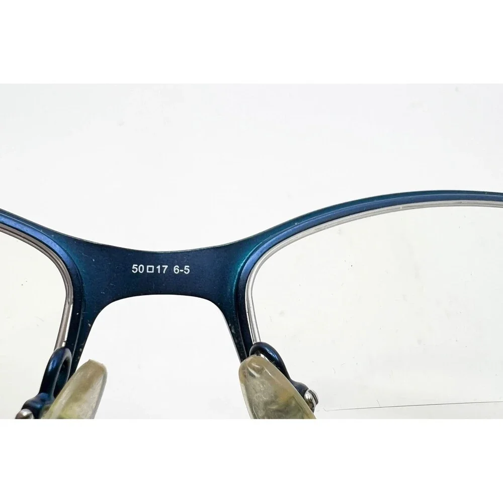 Banana Republic Eyeglasses Women Blue Cat Eye Half Rim GIA 0DA4 50-17-130